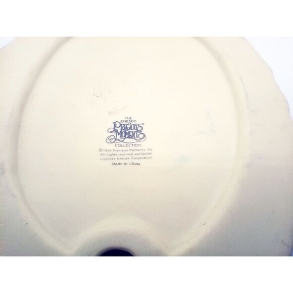 Vintage Precious Moments Ceramic Wall Plaque Hand In Hand Together We Walk God - Picture 12 of 12